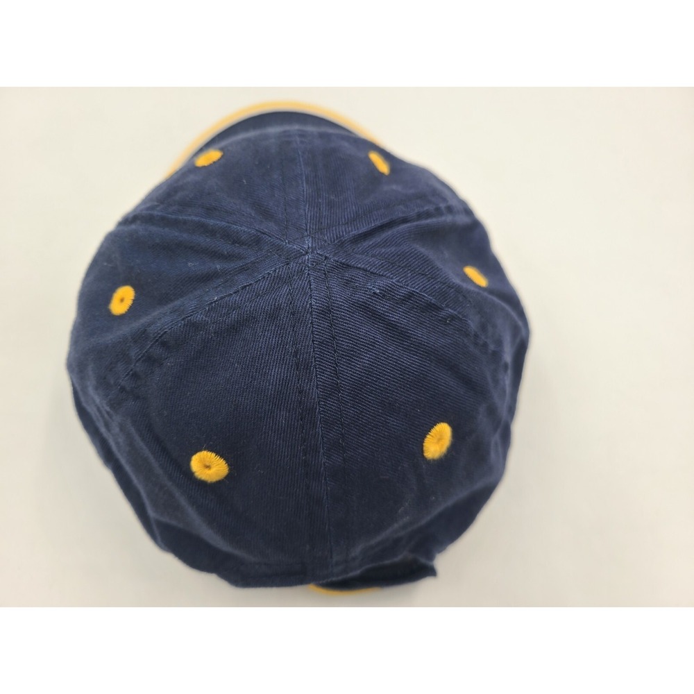 Child Nike Spellout Adjustable Hat Cap Baseball Golf Kid Boy Girl Blue Yellow - Picture 8 of 12